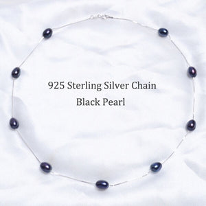 Sterling Silver Pearl Choker